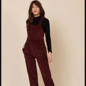 Whimsy & Row plum corduroy Billie overall